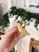 Load image into Gallery viewer, Glitter Banana Ornament