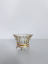 Load image into Gallery viewer, Antique Porcelain Lattice Basket