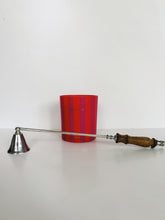Load image into Gallery viewer, Silver Candle Snuffer with Wood Handle