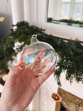 Load image into Gallery viewer, Blown Glass Iridescent Ornament