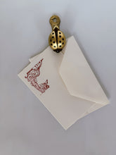 Load image into Gallery viewer, Brass Ladybug Paper Clip