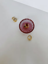 Load image into Gallery viewer, Pink Fenton Glass Ring Holder