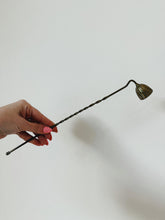 Load image into Gallery viewer, Fluted and Twisted Brass Candle Snuffer