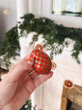 Load image into Gallery viewer, Checkered Egg Ornament