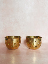 Load image into Gallery viewer, Brass Star Tealight Candle Holder