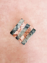 Load image into Gallery viewer, Gray and Pink Striped Ashtray