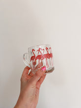 Load image into Gallery viewer, Glass Flamingo Mugs