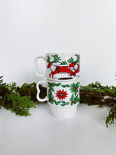 Load image into Gallery viewer, Set of 2 Stacking Holiday Mugs