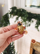 Load image into Gallery viewer, Set of 4 Mini Gold Ornaments