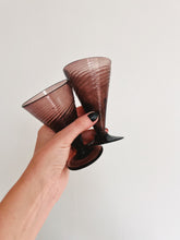 Load image into Gallery viewer, Pair of Purple Hand-Blown Glasses