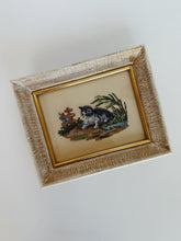 Load image into Gallery viewer, Framed Cat Cross Stitch