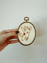 Load image into Gallery viewer, Spotted Cat Cross Stitch