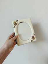 Load image into Gallery viewer, Mauve and Gold Flower Picture Frame