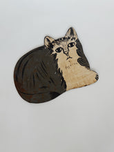 Load image into Gallery viewer, Vintage Metal Cat Wall Hanging