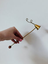Load image into Gallery viewer, Swirl Brass Candle Snuffer