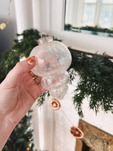Load image into Gallery viewer, Iridescent Thick Glass Ornament