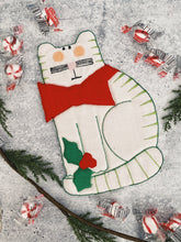 Load image into Gallery viewer, Holiday Cat Trivet