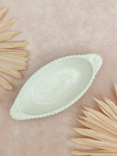 Load image into Gallery viewer, White Oval Ceramic Dish