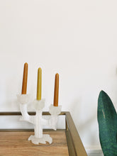 Load image into Gallery viewer, Alabaster Rose Candle Holder