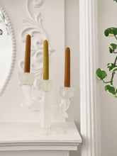 Load image into Gallery viewer, Alabaster Rose Candle Holder