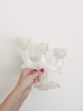 Load image into Gallery viewer, Alabaster Rose Candle Holder