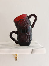Load image into Gallery viewer, Red Glass Mugs