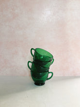 Load image into Gallery viewer, Set of 4 Green Mugs