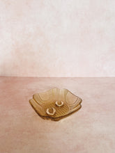 Load image into Gallery viewer, Yellow Glass Trinket Dish
