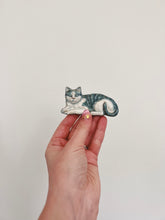 Load image into Gallery viewer, Blue Cat Magnet