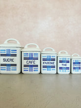 Load image into Gallery viewer, Set of 5 French Storage Jars