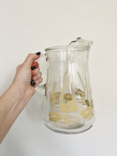 Load image into Gallery viewer, Glass Floral Pitcher