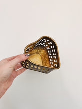 Load image into Gallery viewer, Brass Heart-Shaped Dish with Heart Cutouts