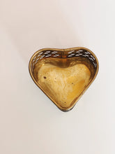 Load image into Gallery viewer, Brass Heart-Shaped Dish with Heart Cutouts