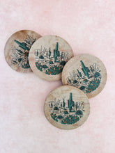 Load image into Gallery viewer, Set of 4 Cactus Coasters