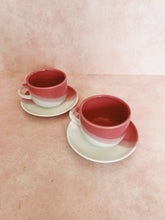 Load image into Gallery viewer, Pink Ombre Mug + Saucer