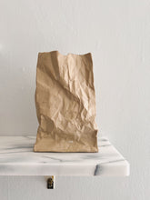 Load image into Gallery viewer, Hawaii's Ceramic Art Studio Brown Paper Bag Vase