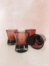 Load image into Gallery viewer, Set of Purple Hand-Blown Glasses