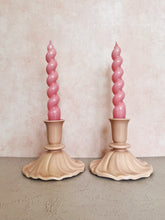 Load image into Gallery viewer, MCM Pink Candlestick Holders
