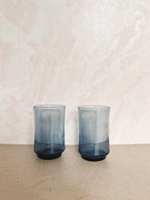 Load image into Gallery viewer, Pair of Navy Drinking Glasses