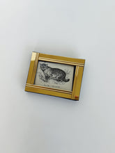 Load image into Gallery viewer, Framed Small Cat Lithograph

