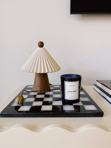 Fluted and Twisted Brass Candle Snuffer