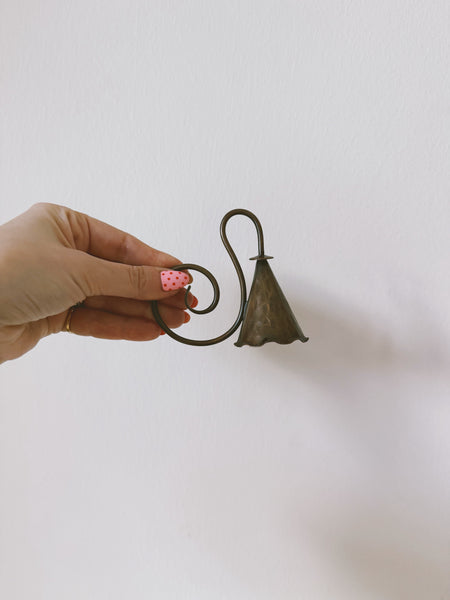 Metal Candle Snuffer with Swirl Handle