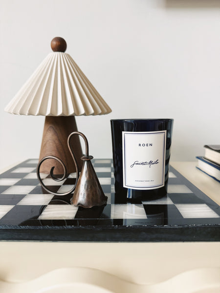 Metal Candle Snuffer with Swirl Handle