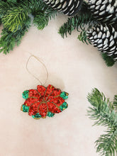 Load image into Gallery viewer, Sequin Poinsettia Ornament
