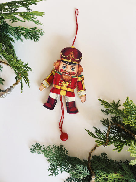 Vintage Hanging Dancing Nutcracker