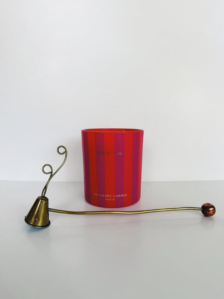 Swirl Brass Candle Snuffer