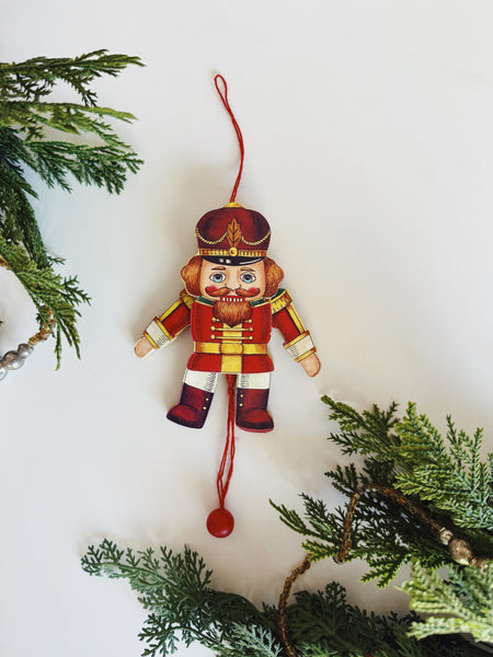 Vintage Hanging Dancing Nutcracker