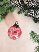 Load image into Gallery viewer, Etched Pink Ornament
