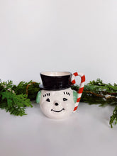 Load image into Gallery viewer, Vintage Riddell Snowman Mug
