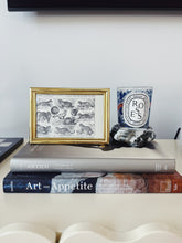 Load image into Gallery viewer, Framed Horizontal Cat Lithograph
